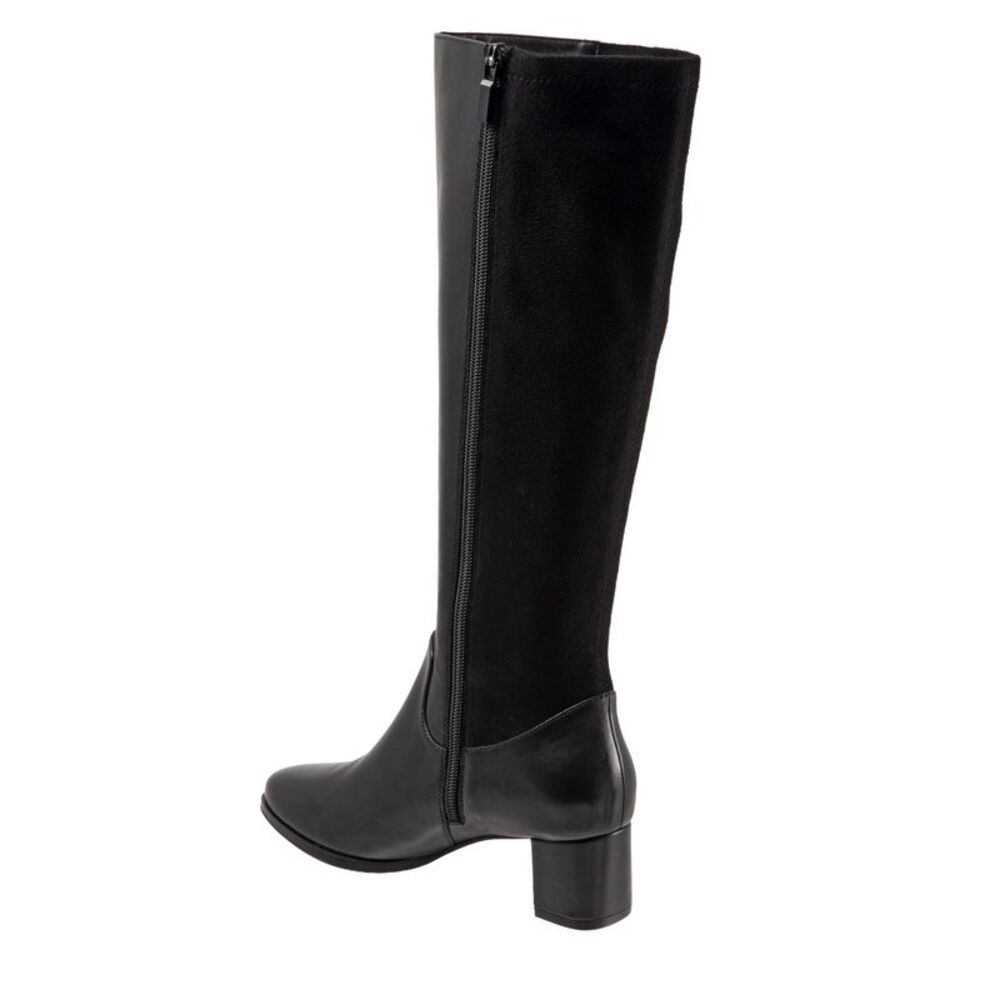 Trotters Womens Kirby Wide Calf Black Boots (NWT) - Picture 5 of 7